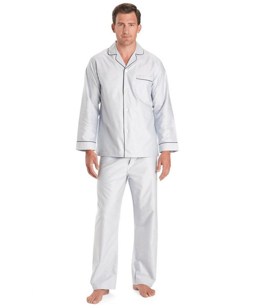 Wrinkle-Resistant Oxford Pajamas, image 1