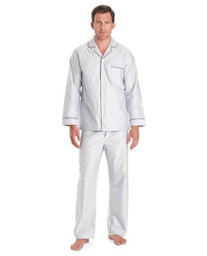 Wrinkle-Resistant Oxford Pajamas, image 1