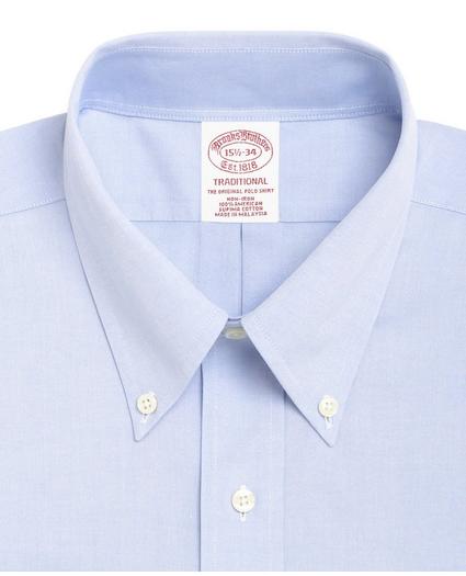 Traditional Extra-Relaxed-Fit Dress Shirt, Non-Iron Button-Down Collar, image 2