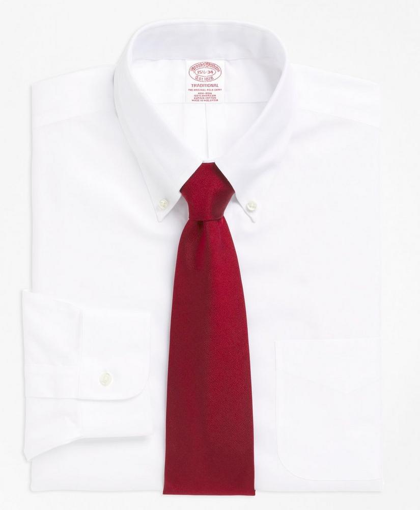 Traditional Extra-Relaxed-Fit Dress Shirt, Non-Iron Button-Down Collar, image 1