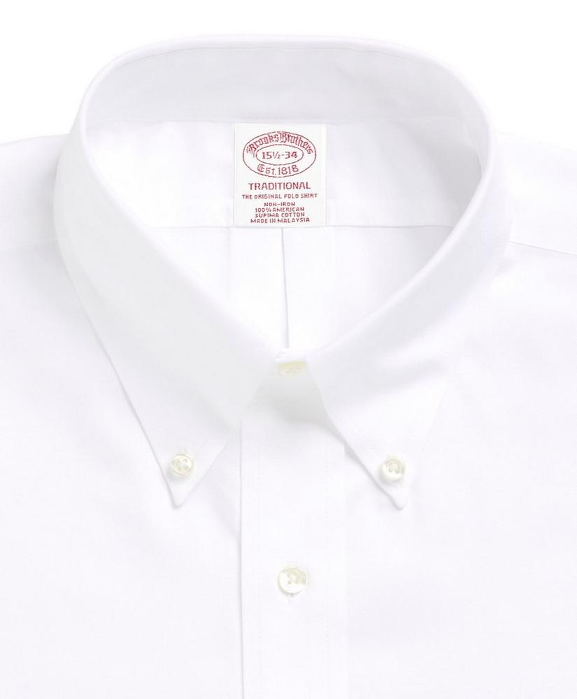 Traditional Extra-Relaxed-Fit Dress Shirt, Non-Iron Button-Down Collar, image 2