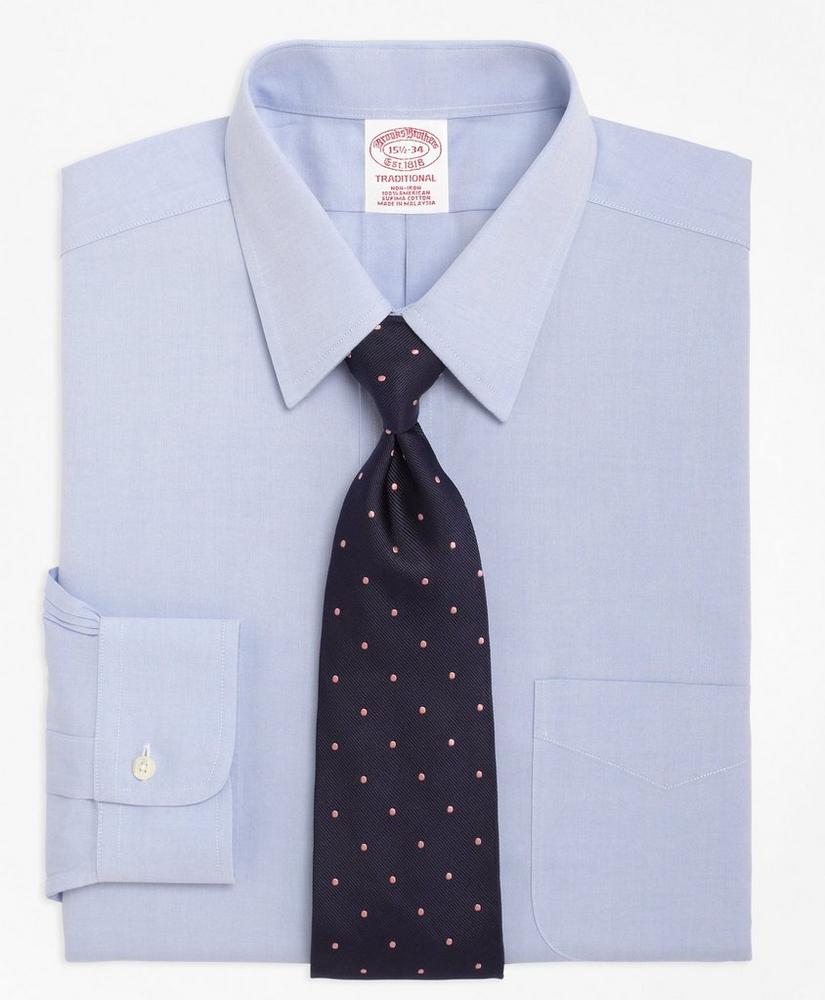Traditional Extra-Relaxed-Fit Dress Shirt, Non-Iron Point Collar, image 1