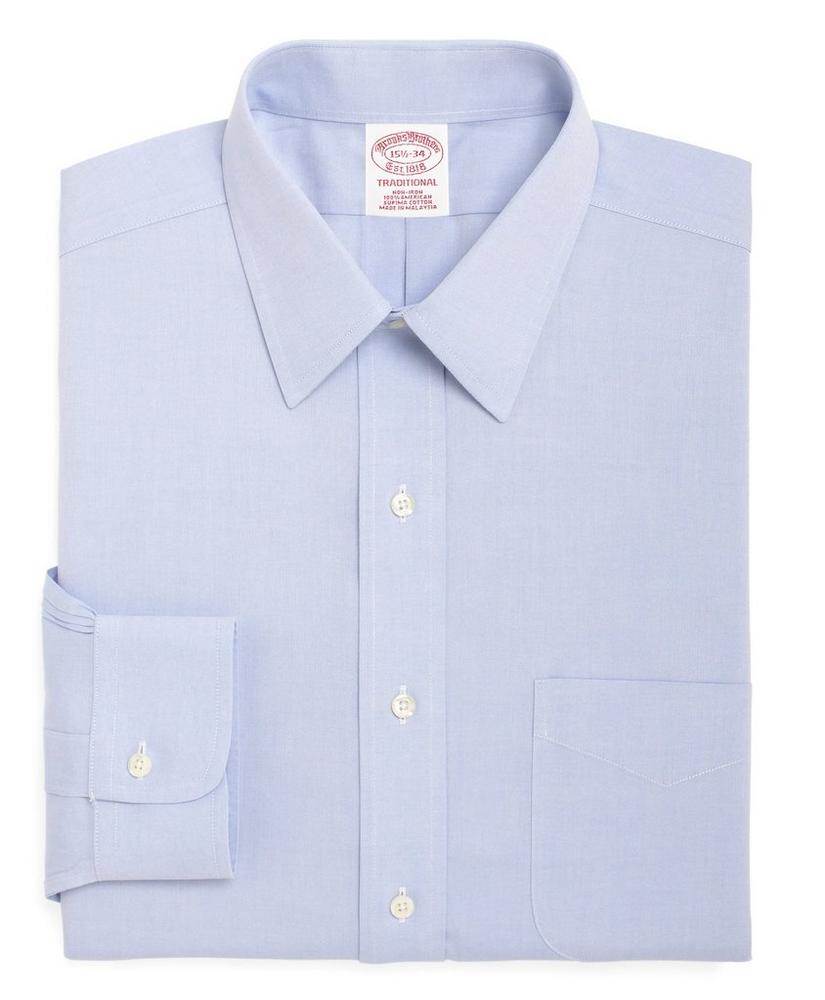 Traditional Extra-Relaxed-Fit Dress Shirt, Non-Iron Point Collar, image 4