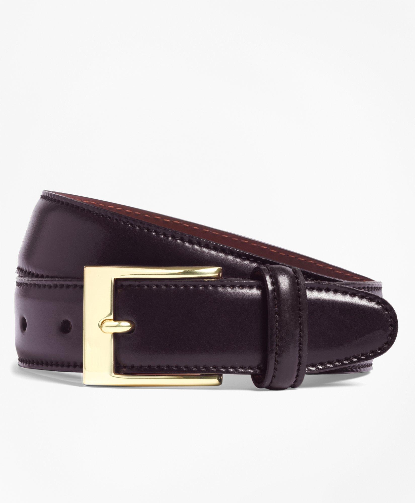 Men's Cordovan Leather Belt | Brooks Brothers