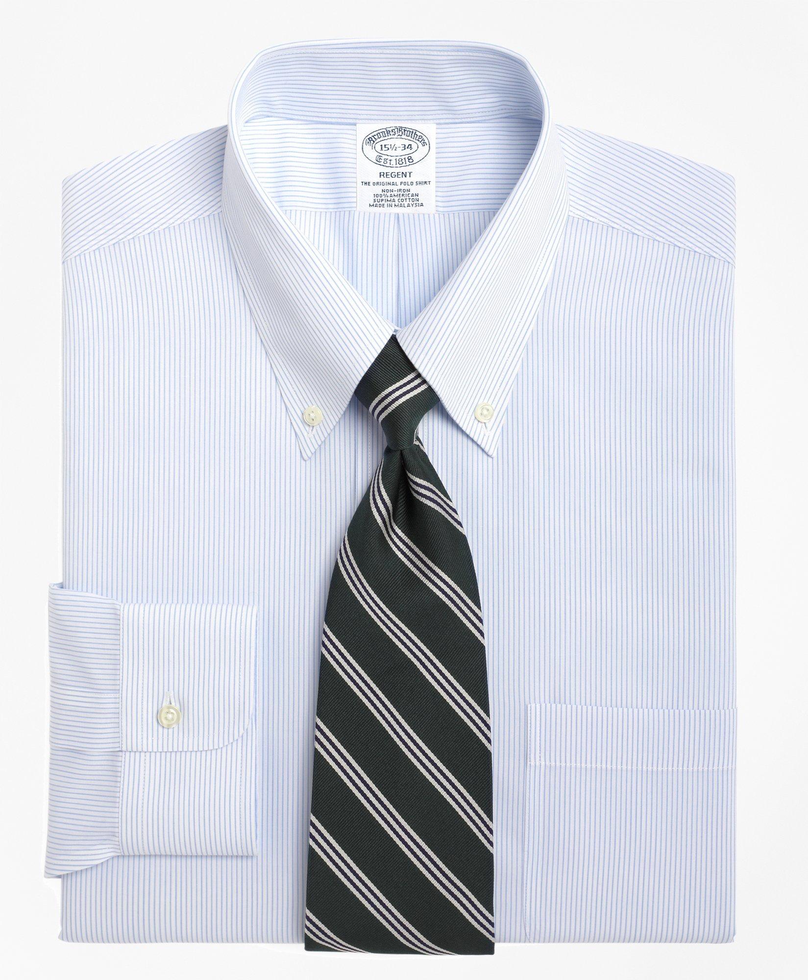 B3 - Baby Blue Pinstripe - Standard Width – The Matching Tie Guy