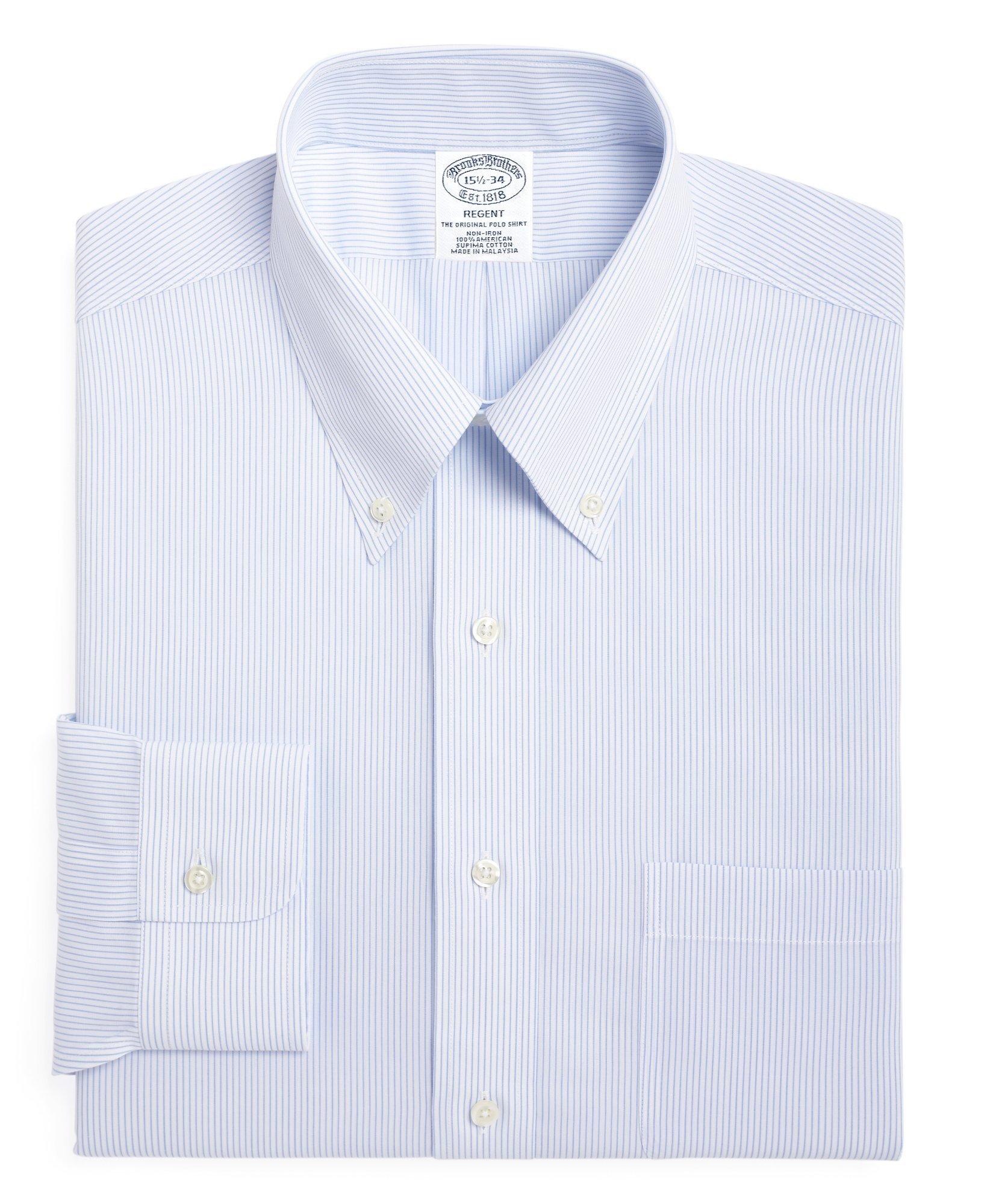 Men's pinstripe cheap dress shirt