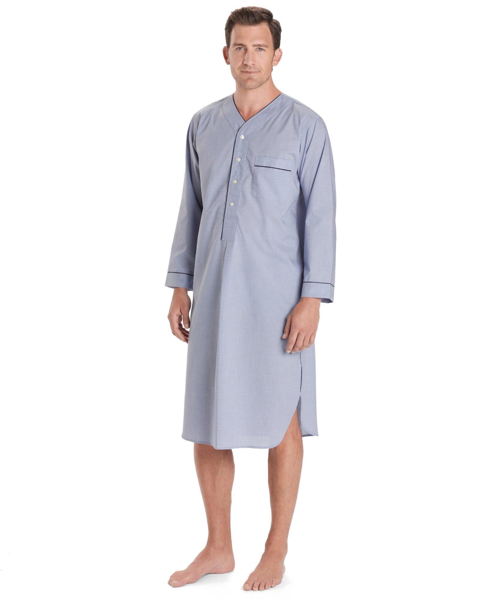 Mens full length discount nightshirt