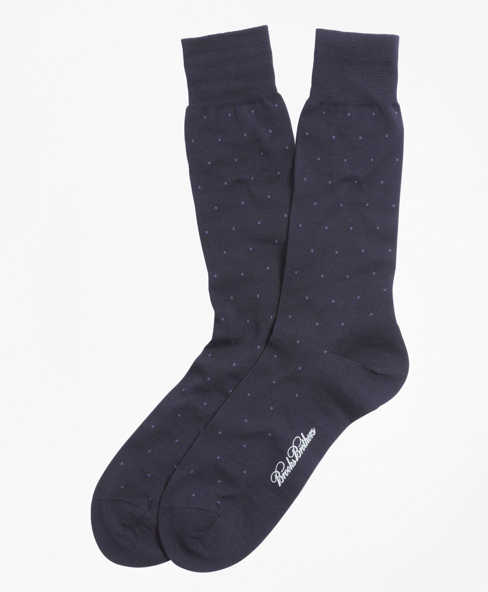 Merino Wool Big Dot Crew Socks, image 1