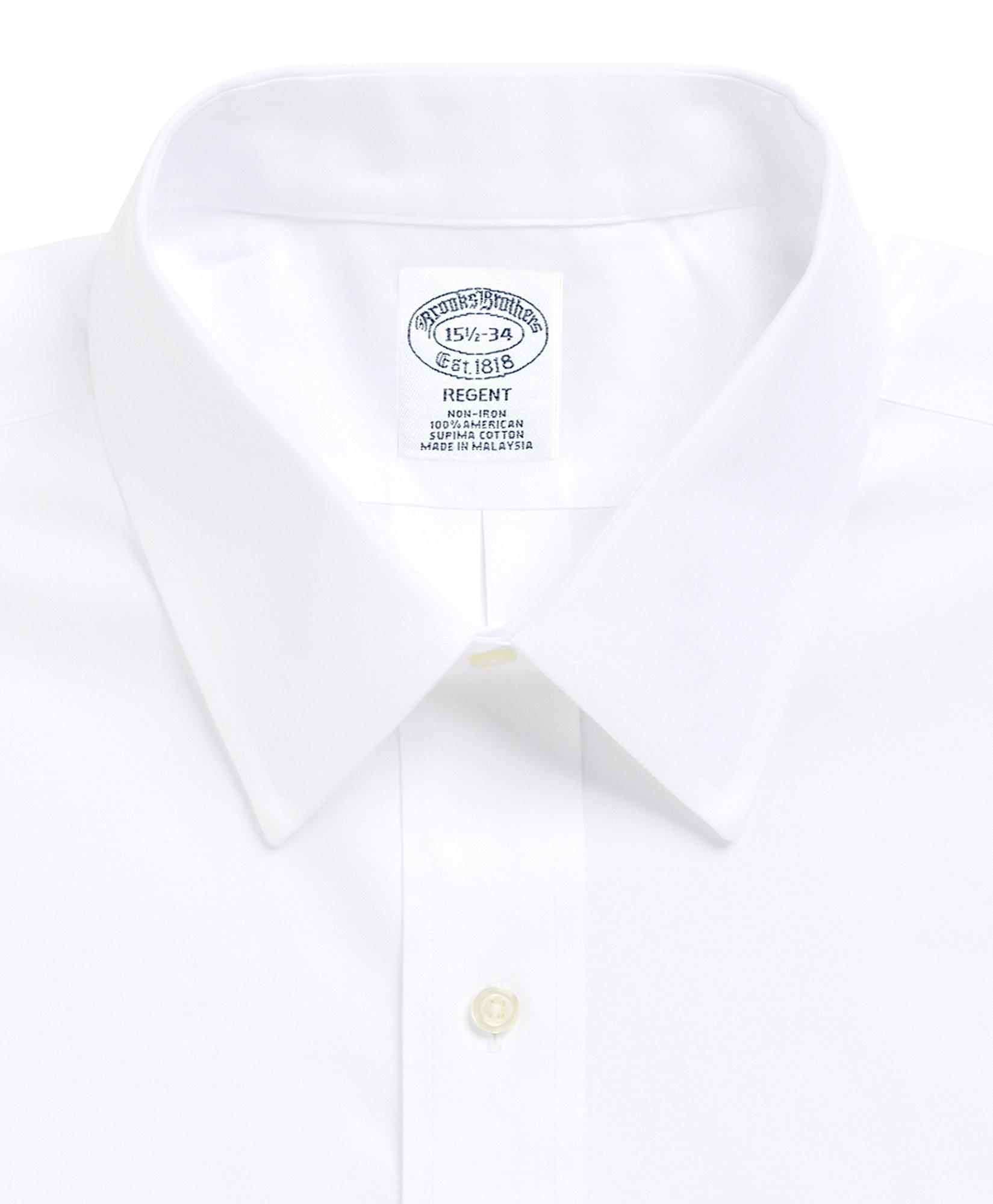 Men's Formal Straight Point Slim Fit Shirt - White - Nickson Shirts