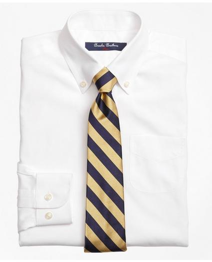 Boys Non-Iron Supima® Pinpoint Cotton Dress Shirt, image 1