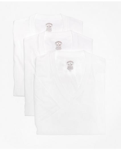 Cotton V-Neck Undershirt-3 Pack, image 1