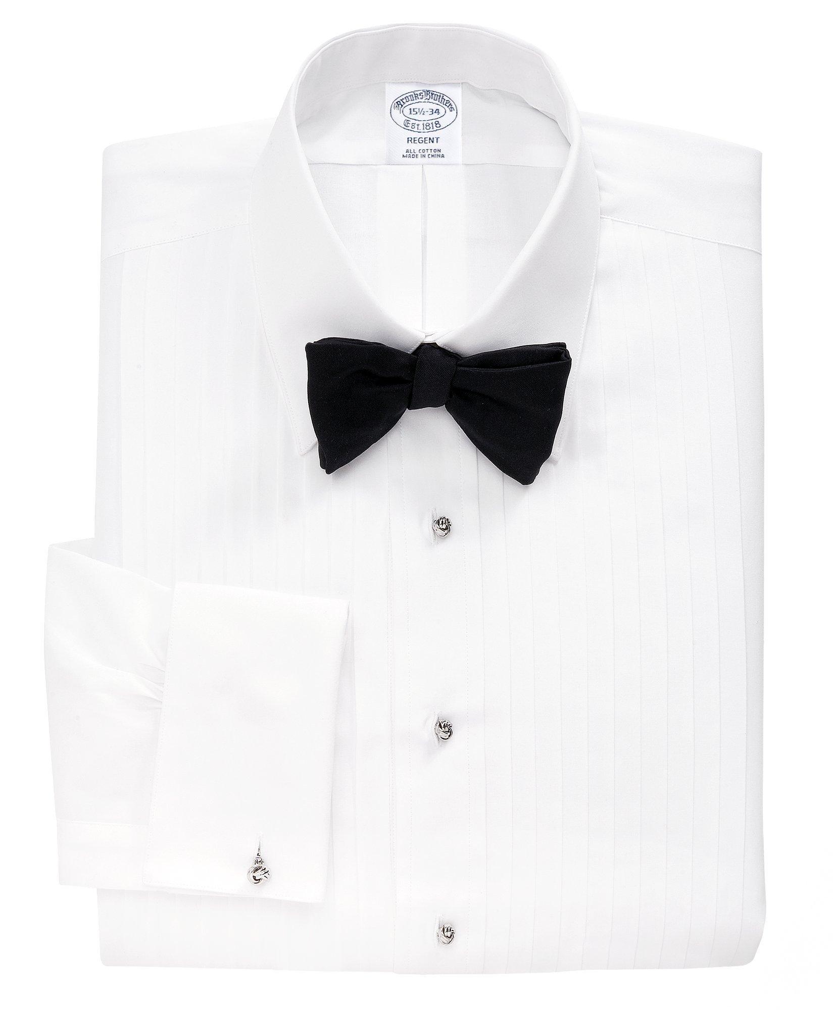 Buy Bond White Cotton Slim Fit Tuxedo Shirt