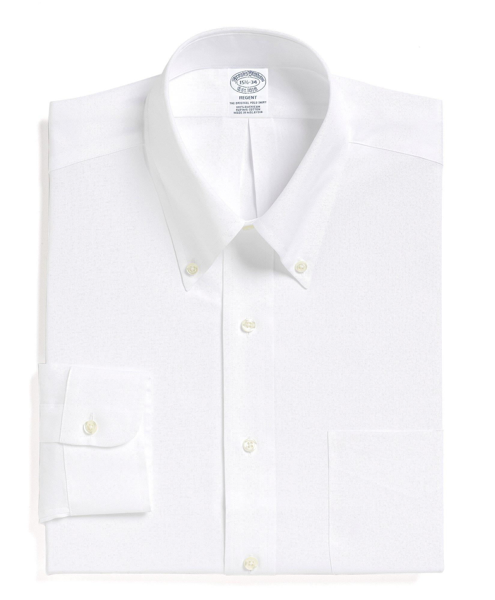 Men s Slim Fit Button Down Collar Dress Shirt Brooks Brothers