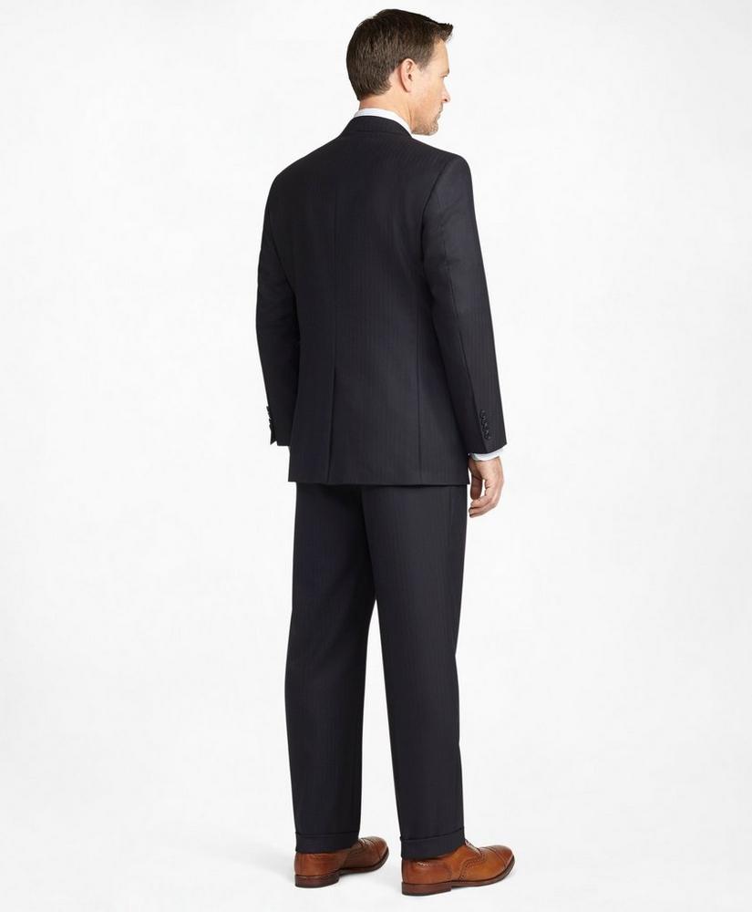 Madison Fit Saxxon™ Wool Herringbone 1818 Suit, image 3