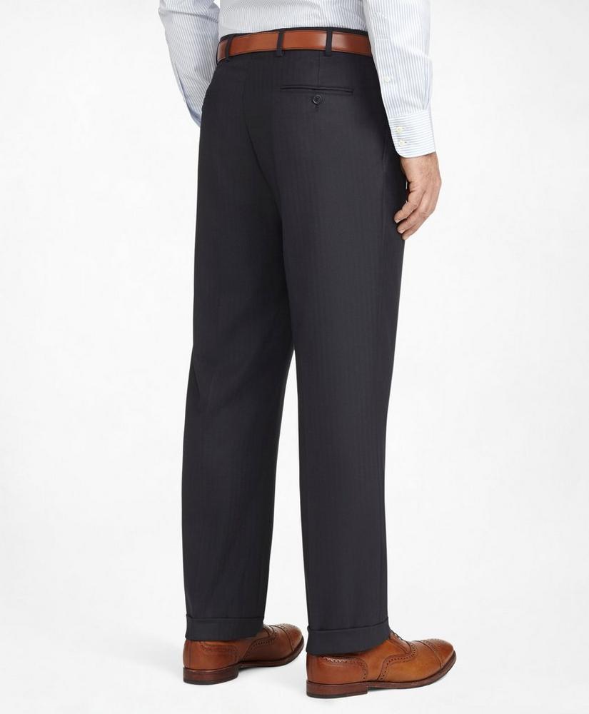 Madison Fit Saxxon™ Wool Herringbone 1818 Suit, image 5