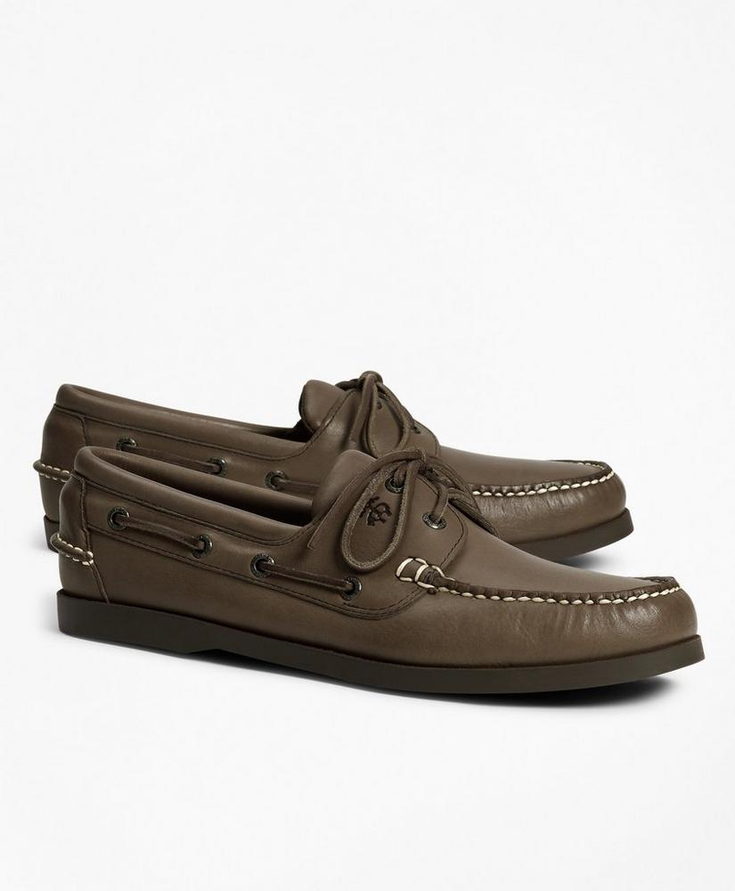 Leather Boat Shoes, image 1