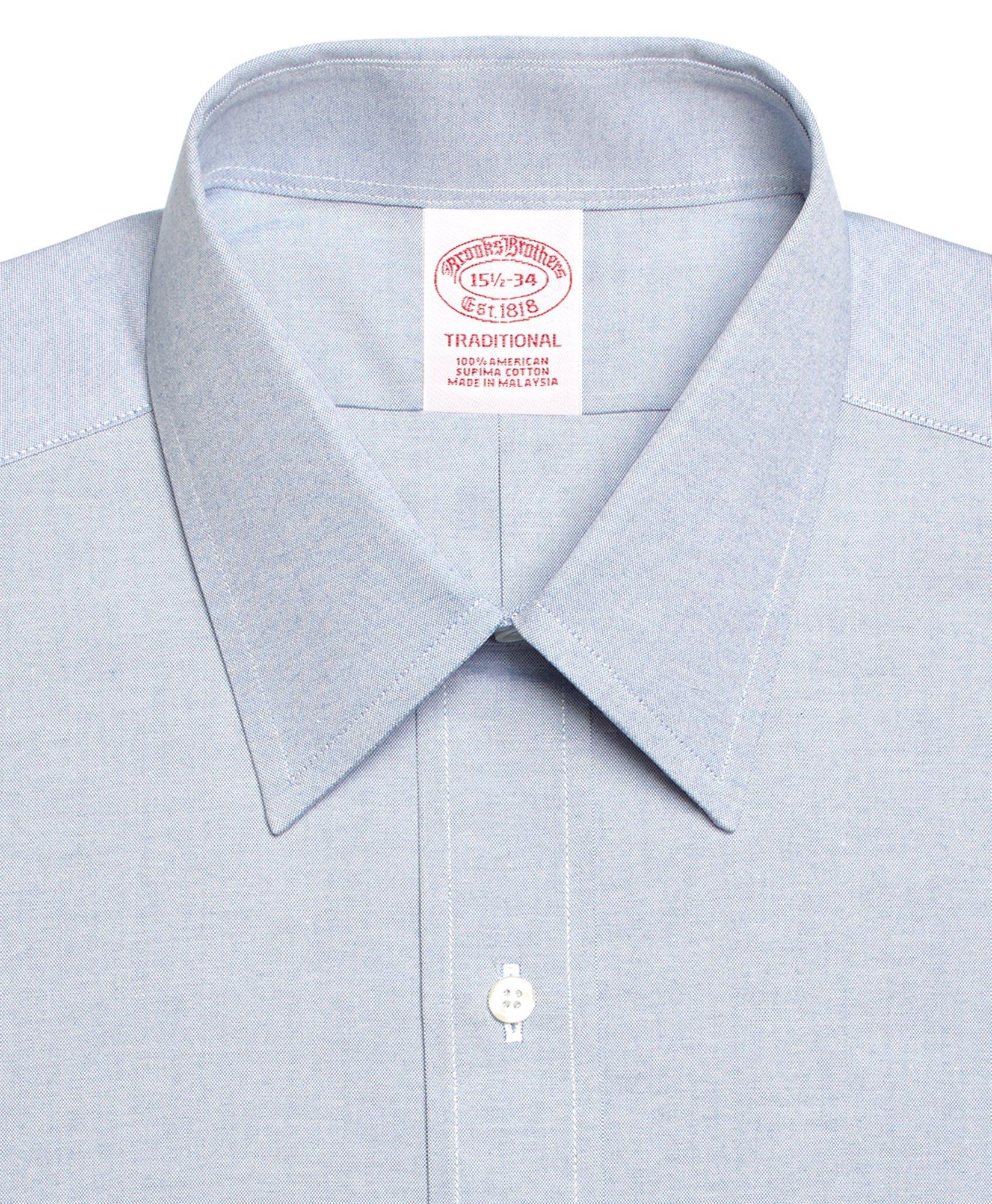 Men's Traditional Fit Forward Point Collar Dress Shirt | Brooks