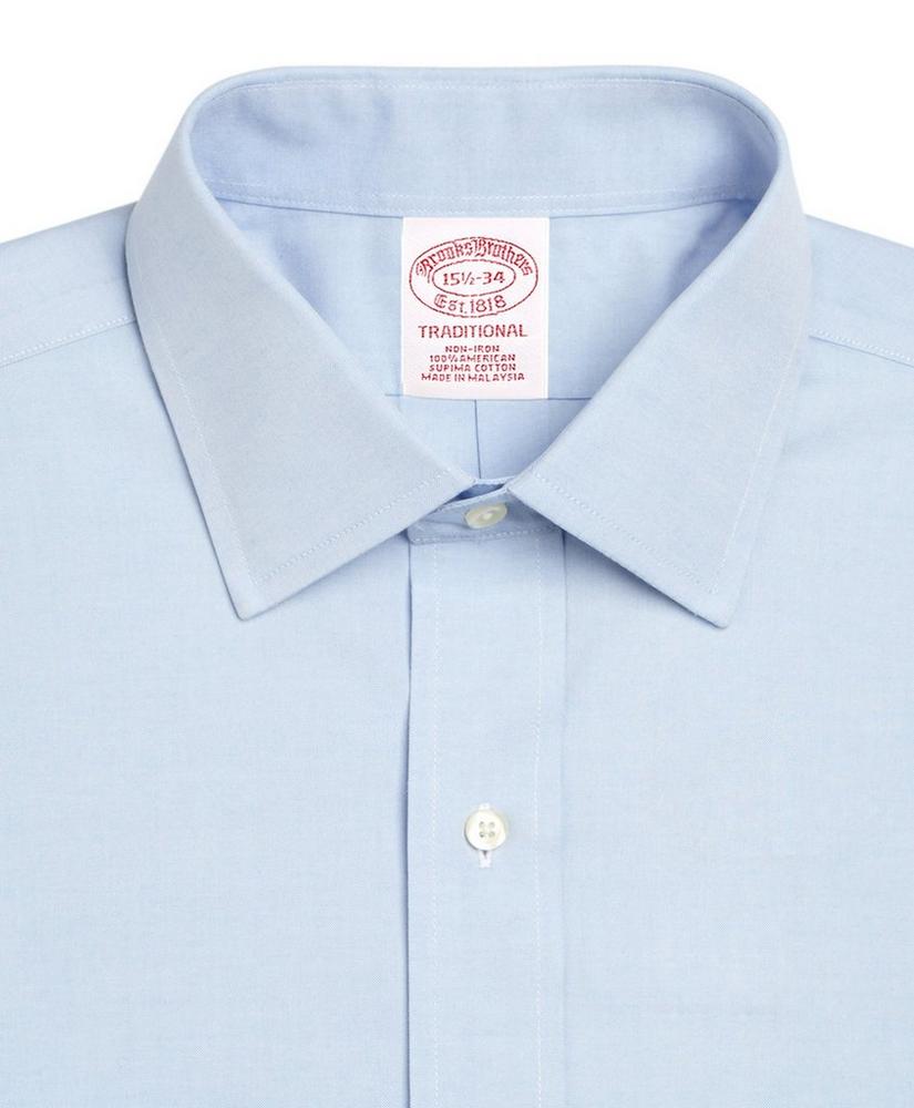 Traditional Extra-Relaxed-Fit Dress Shirt, Non-Iron Spread Collar, image 2