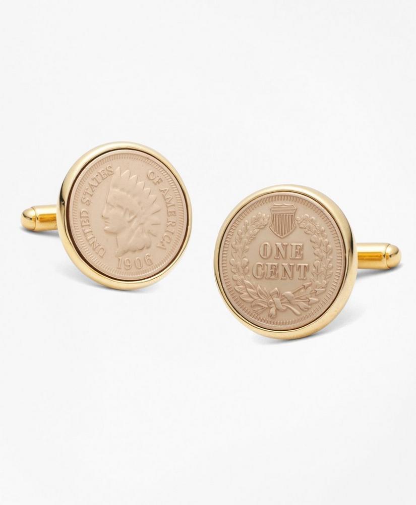 Replica Indian Head Penny Cuff Links, image 1