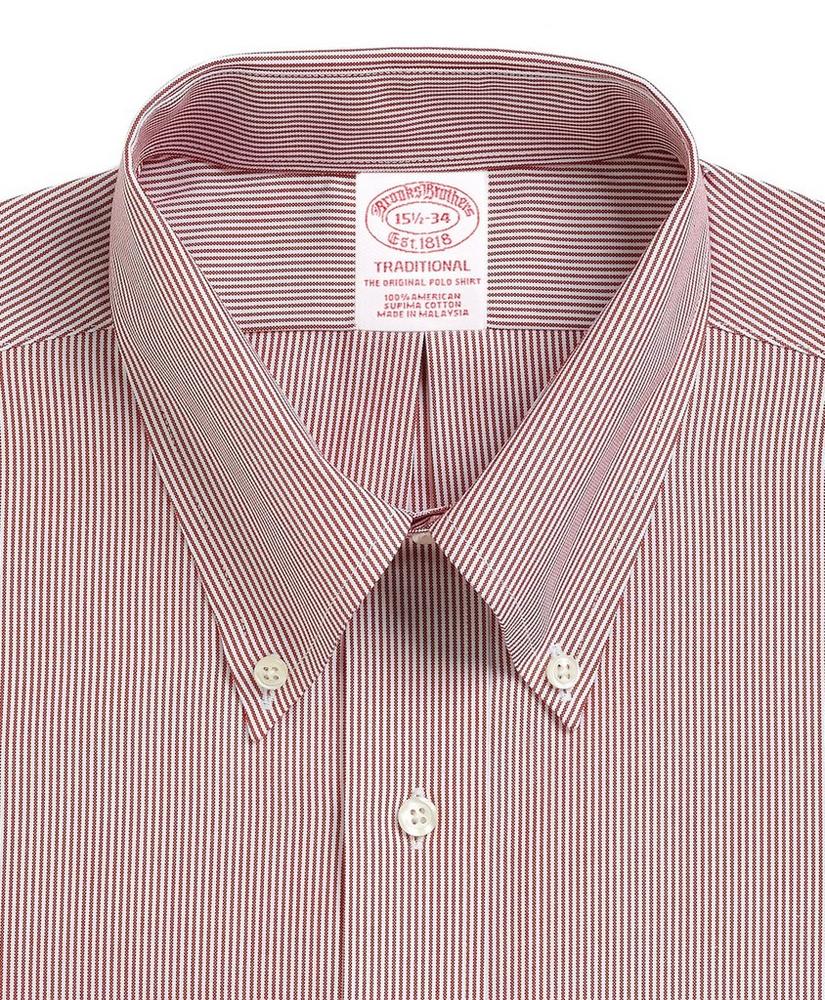 Traditional Extra-Relaxed-Fit Dress Shirt, Stripe, image 3