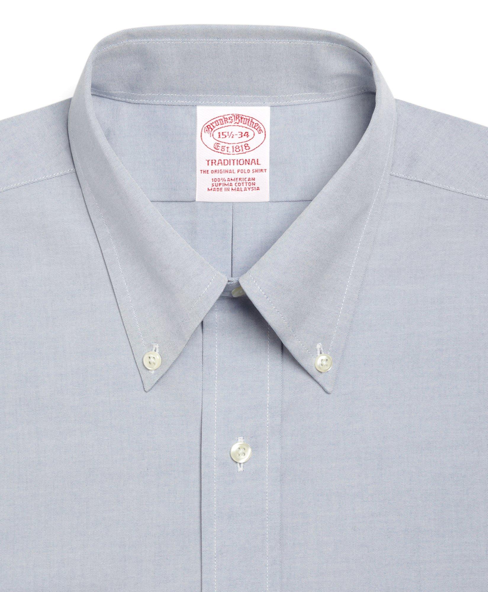 Men's Traditional Fit Button-Down Collar Dress Shirt | Brooks Brothers