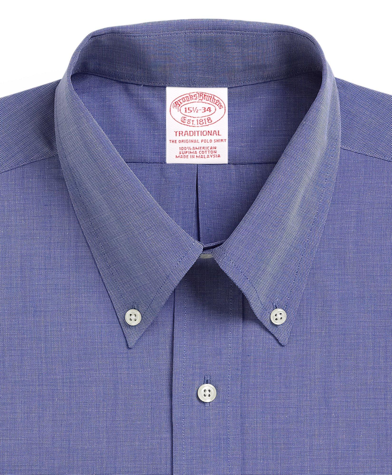 Traditional Extra-Relaxed-Fit Dress Shirt, Button-Down Collar