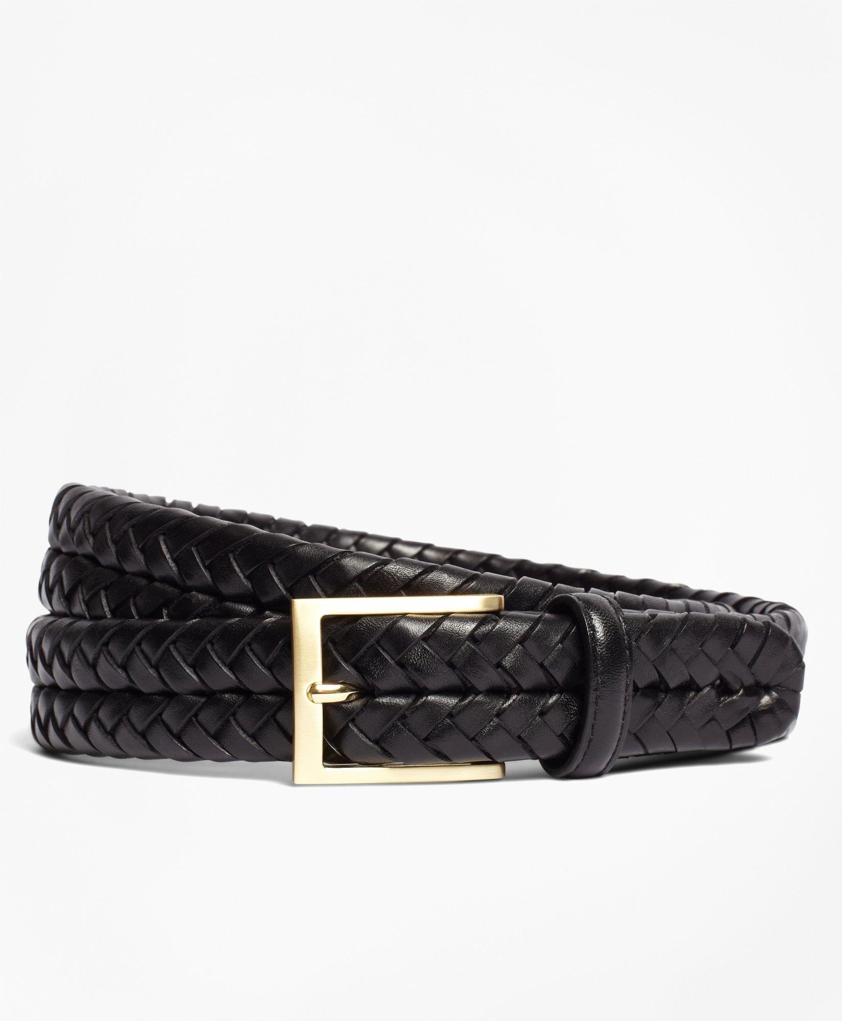 Leather Braided Belt