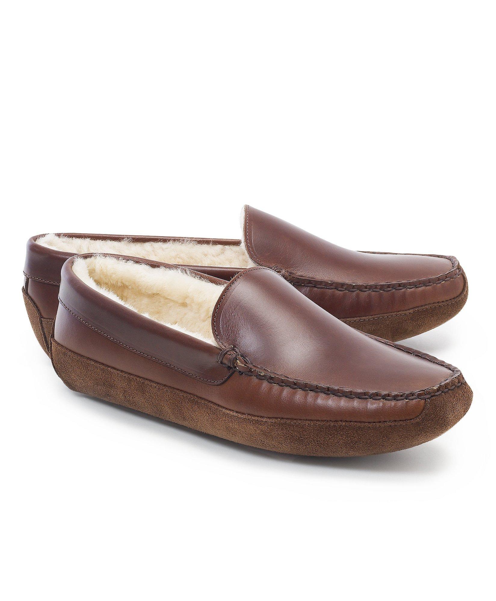 Mens 2025 shearling moccasins