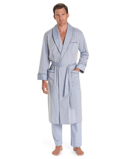 Wrinkle-Resistant Chambray Robe, image 1