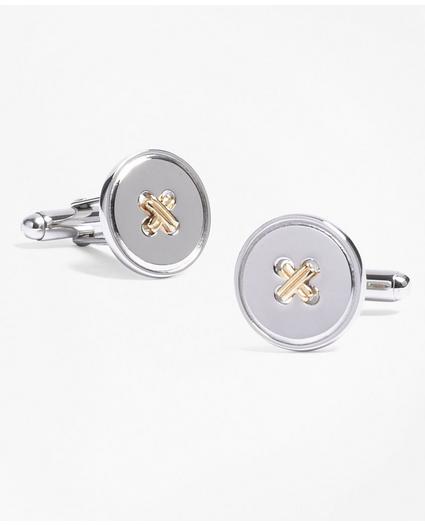 Classic Button Cuff Links, image 1