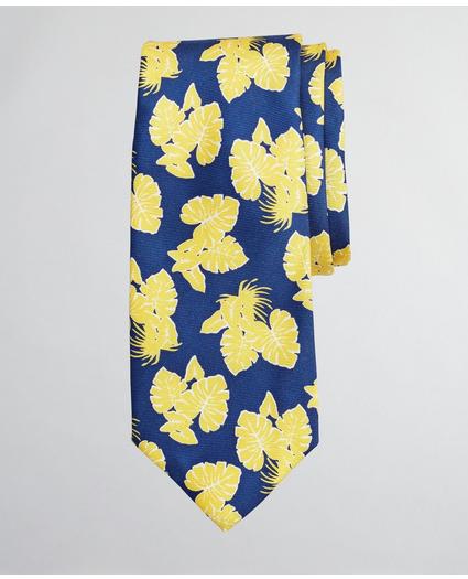 Boys Palm Leaf Print Tie, image 1