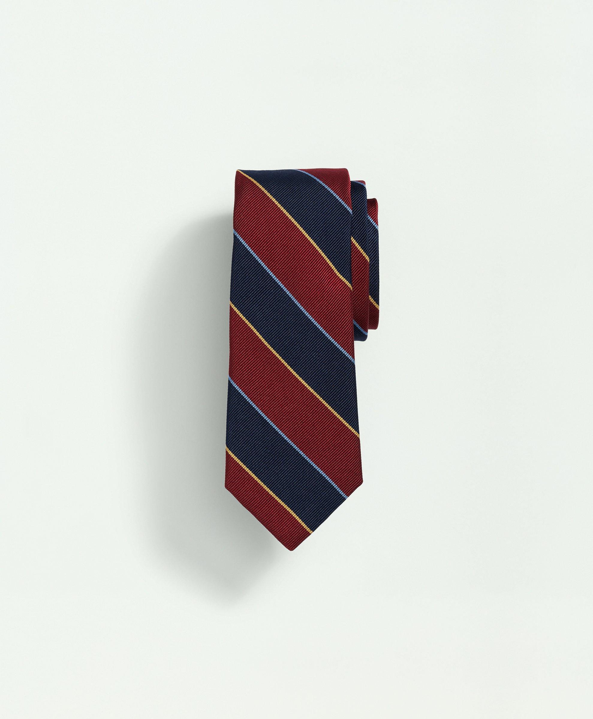 Maroon Stripe Boys Regular Tie – Stets And Styles