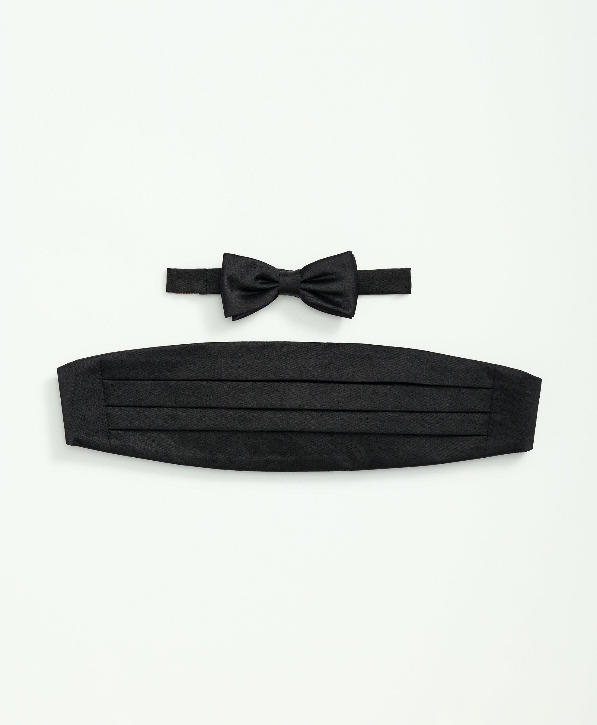 Tux-USA - Set Luxury Satin Cummerbund & Bow Tie