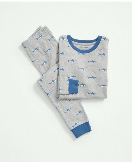 Kids Cotton Printed Pajama Set, image 1
