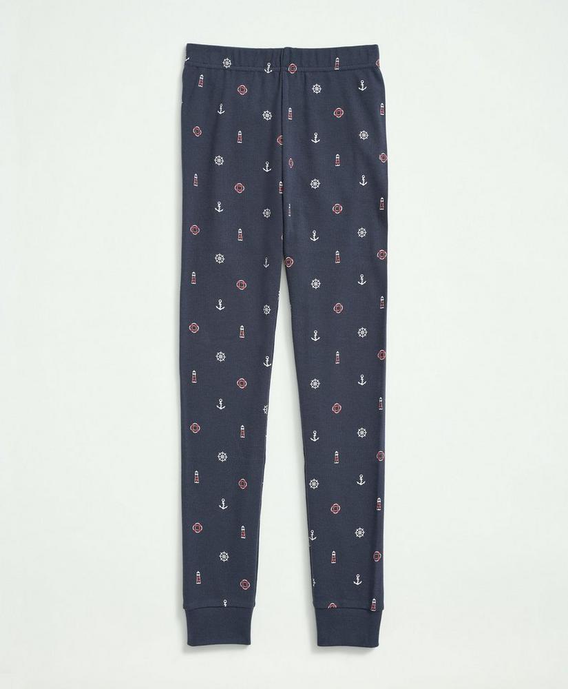Boys Cotton Printed Pajama Set, image 3