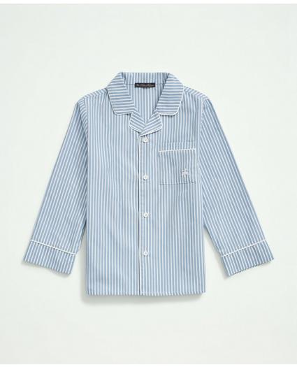 Kids Long Sleeve Button Up Pajama Set, image 2