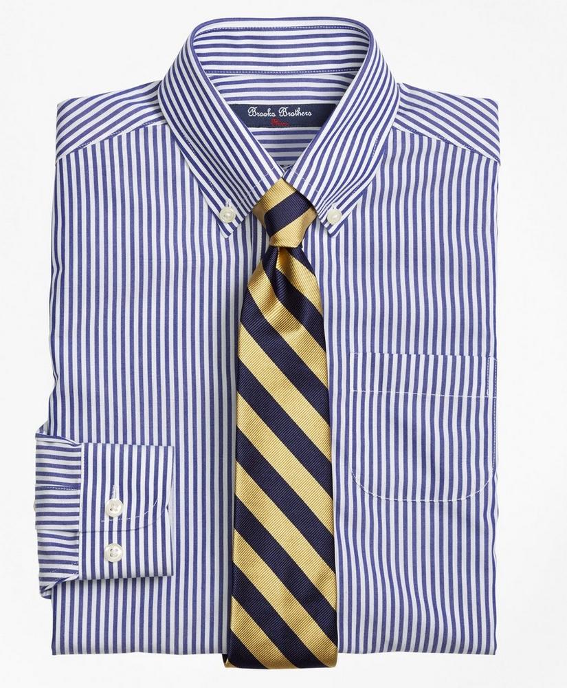 Boys Non-Iron Supima® Cotton Broadcloth Bengal Stripe Dress Shirt, image 1