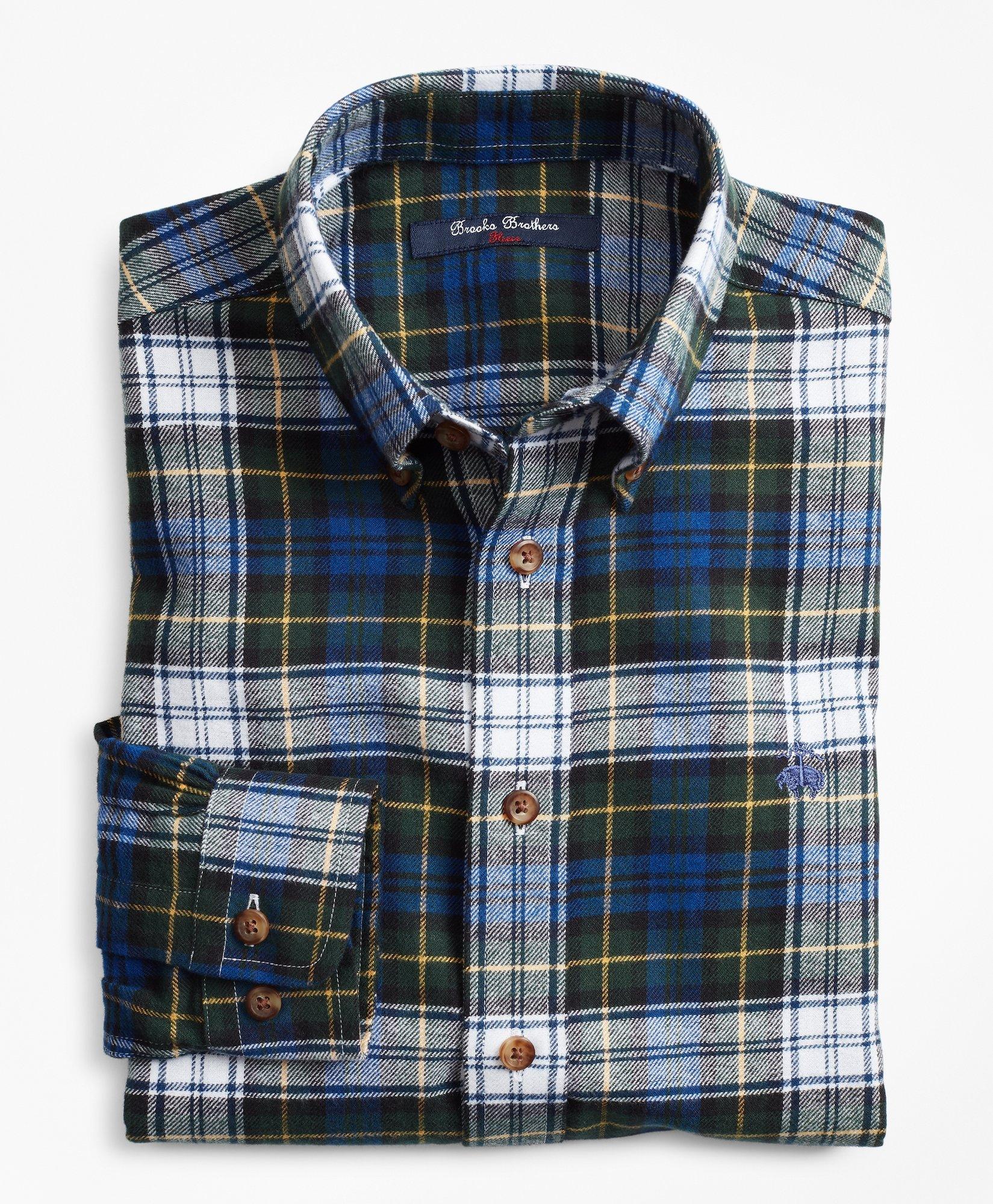 dress gordon plaid flannel shirt