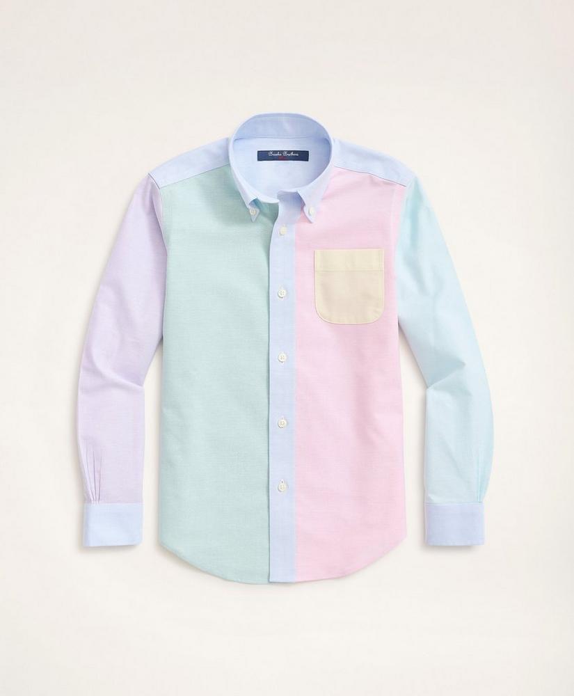 Boys Button-Down Oxford Fun Shirt, image 1