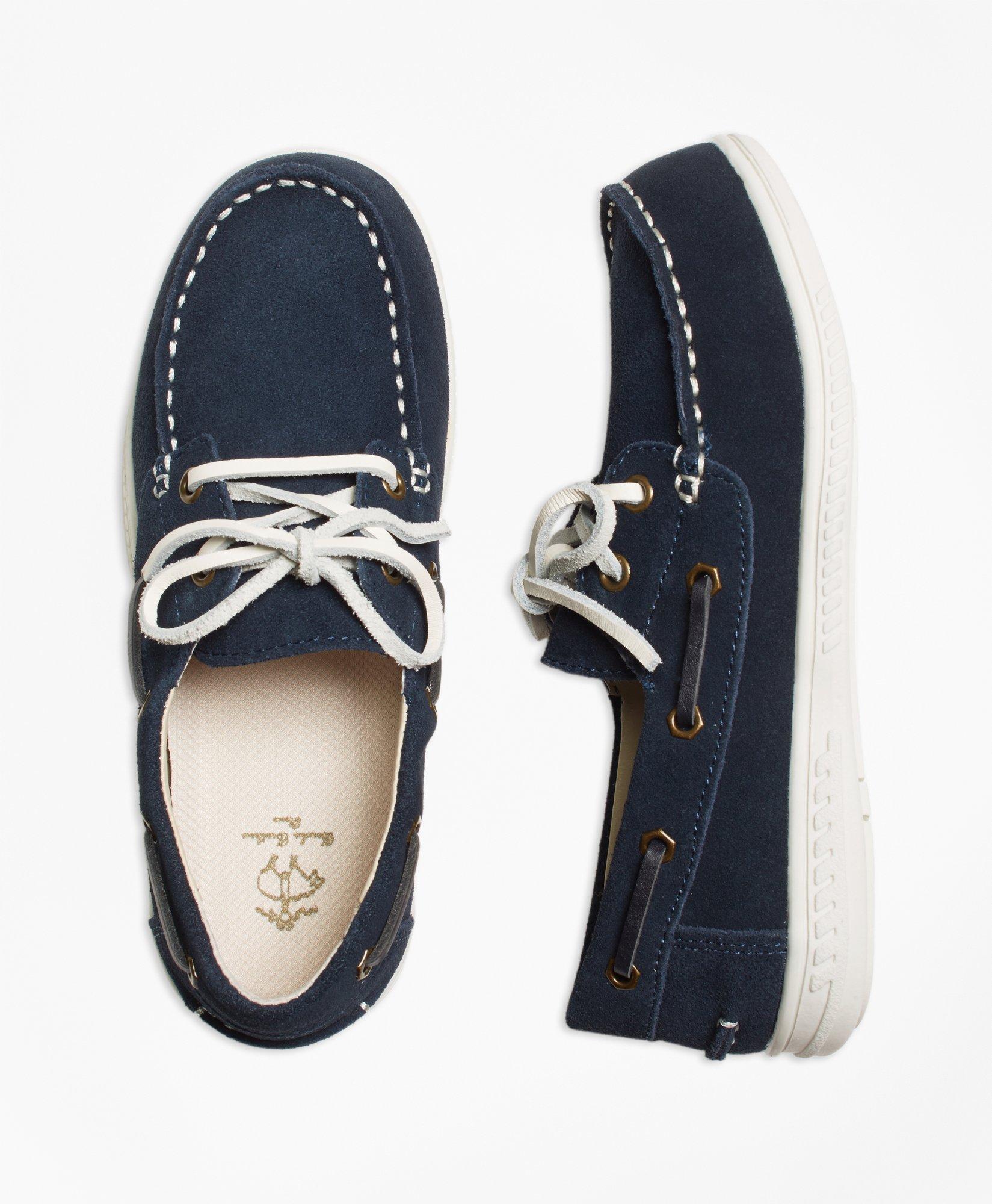 Boys Leather Boat Shoes
