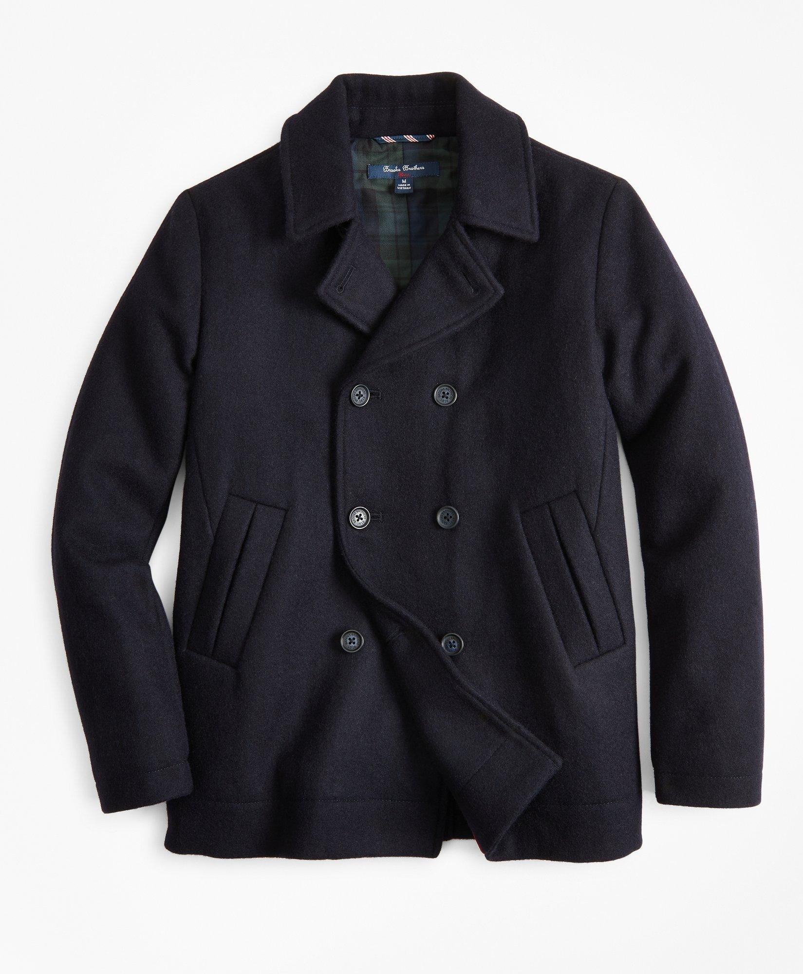 brooks brothers pea coat