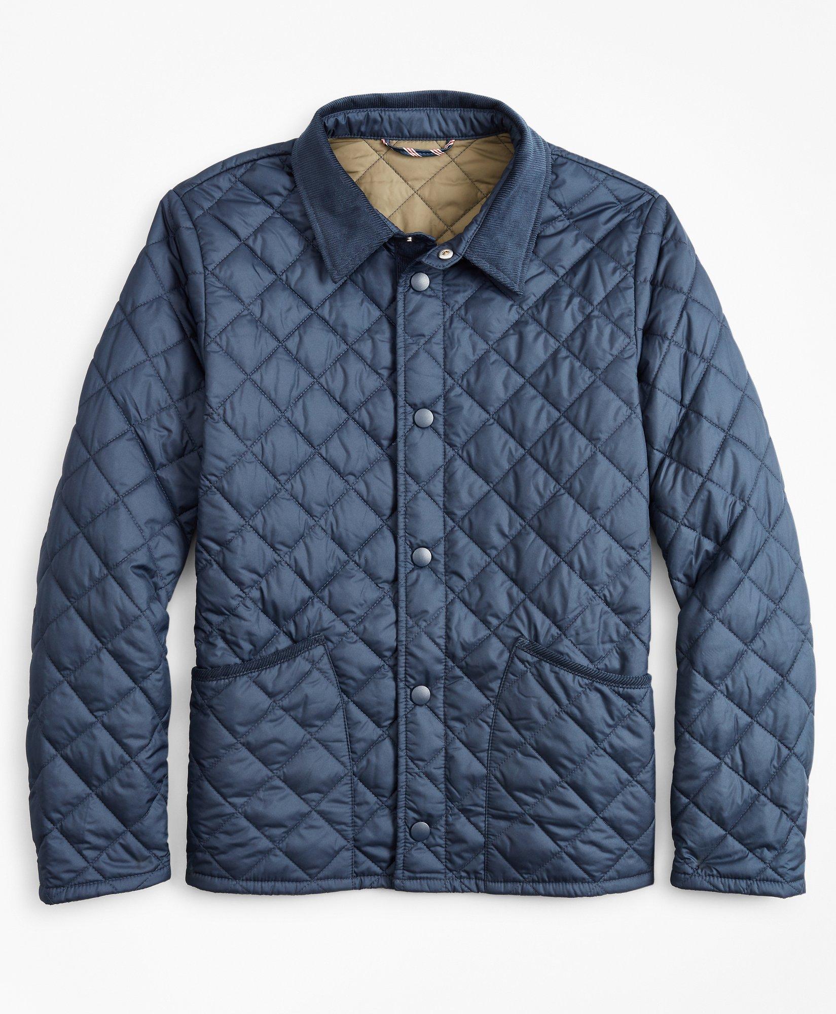 Brooks brothers quilted on sale coat