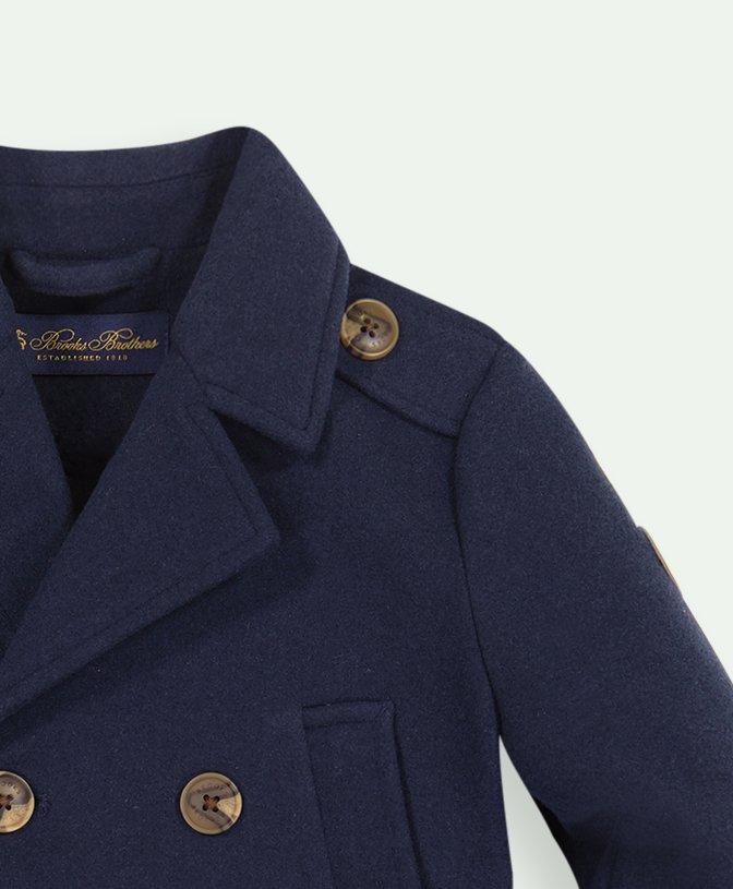 Brooks Brothers Men's Big & Tall Classic Wool Pea Coat