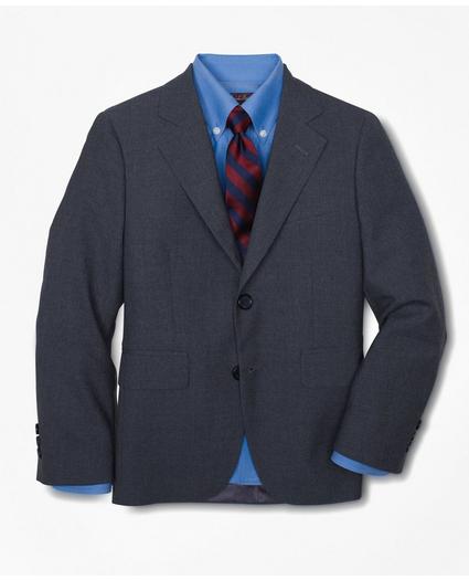Boys Junior Two-Button Wool Suit Jacket, image 1