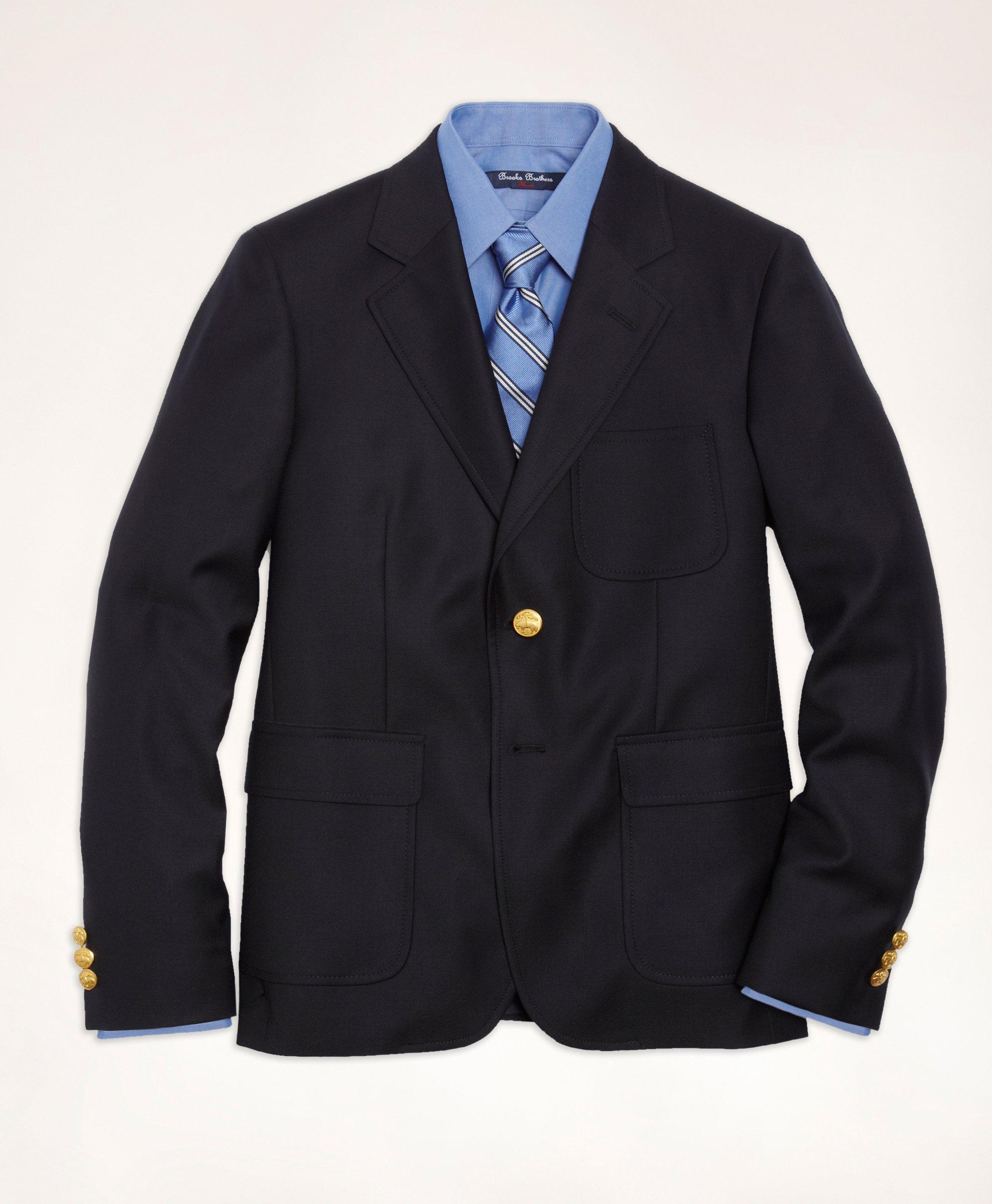 Brooks brothers navy sport coat sale