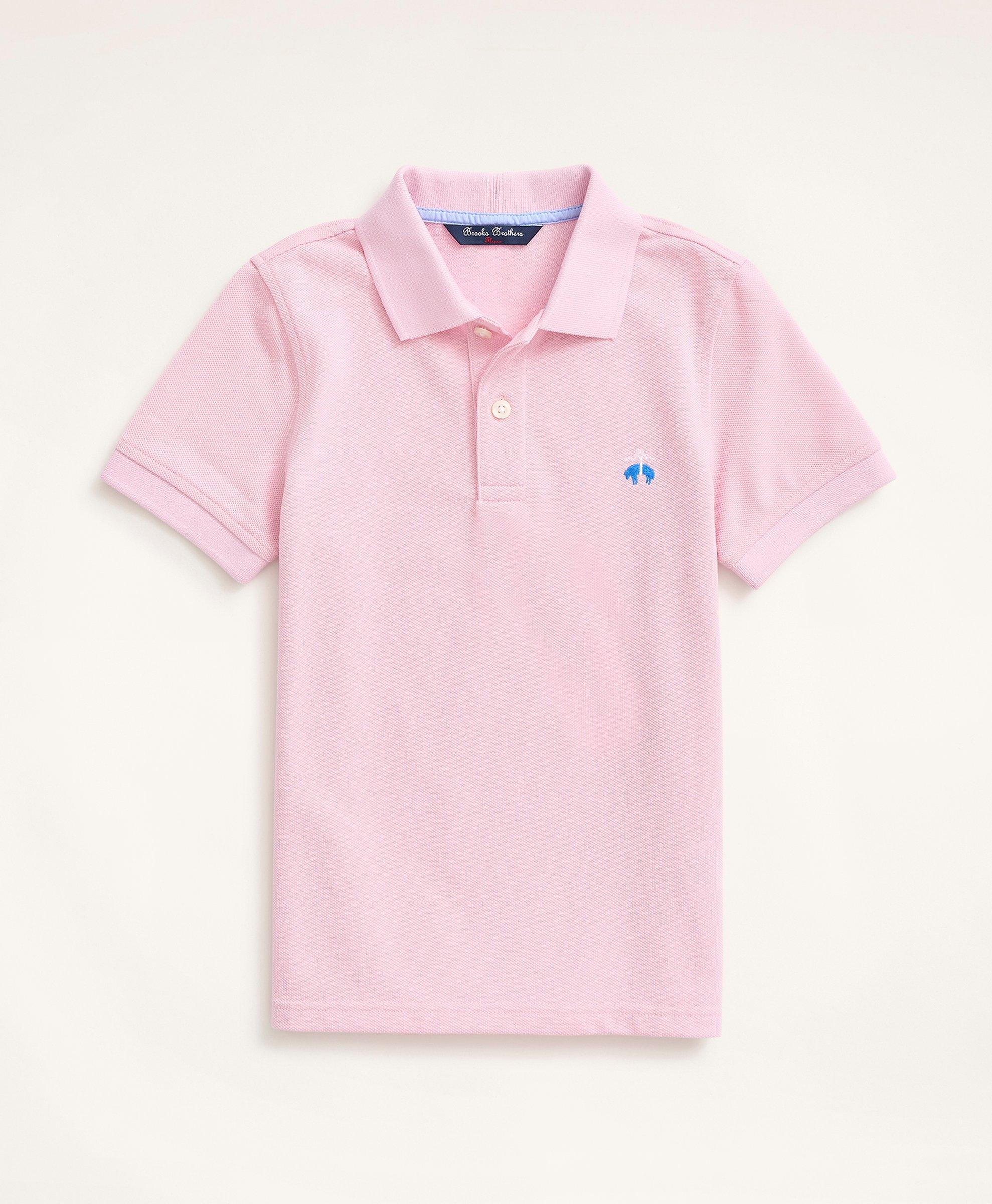 Brooks brothers pink store polo