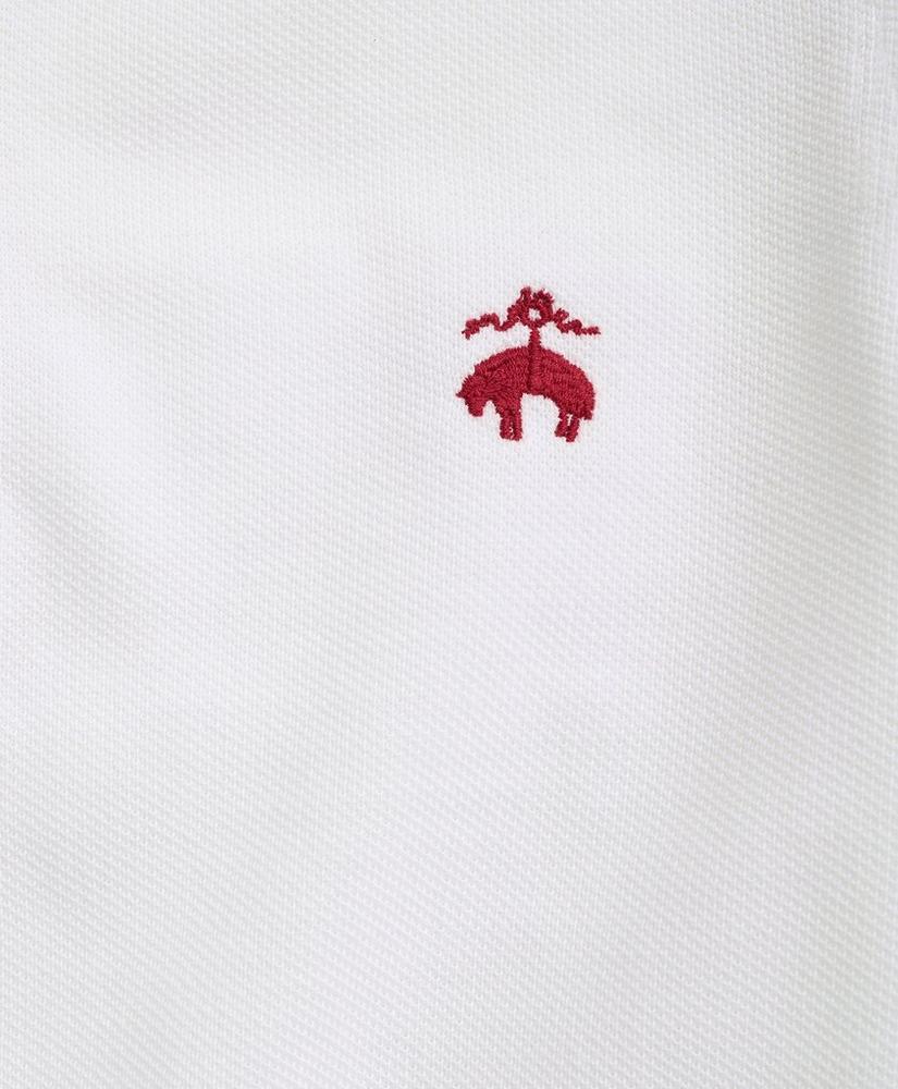 Boys Short-Sleeve Cotton Pique Polo Shirt, image 2