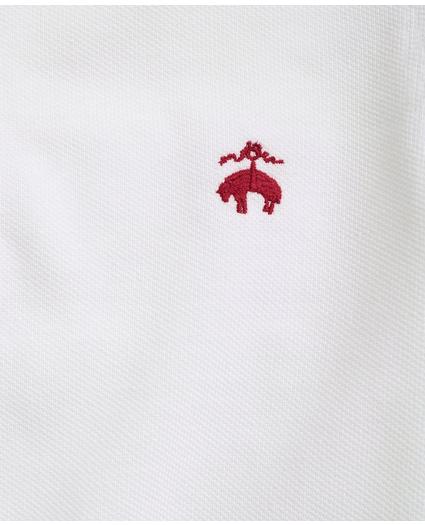 Boys Short-Sleeve Cotton Pique Polo Shirt, image 2