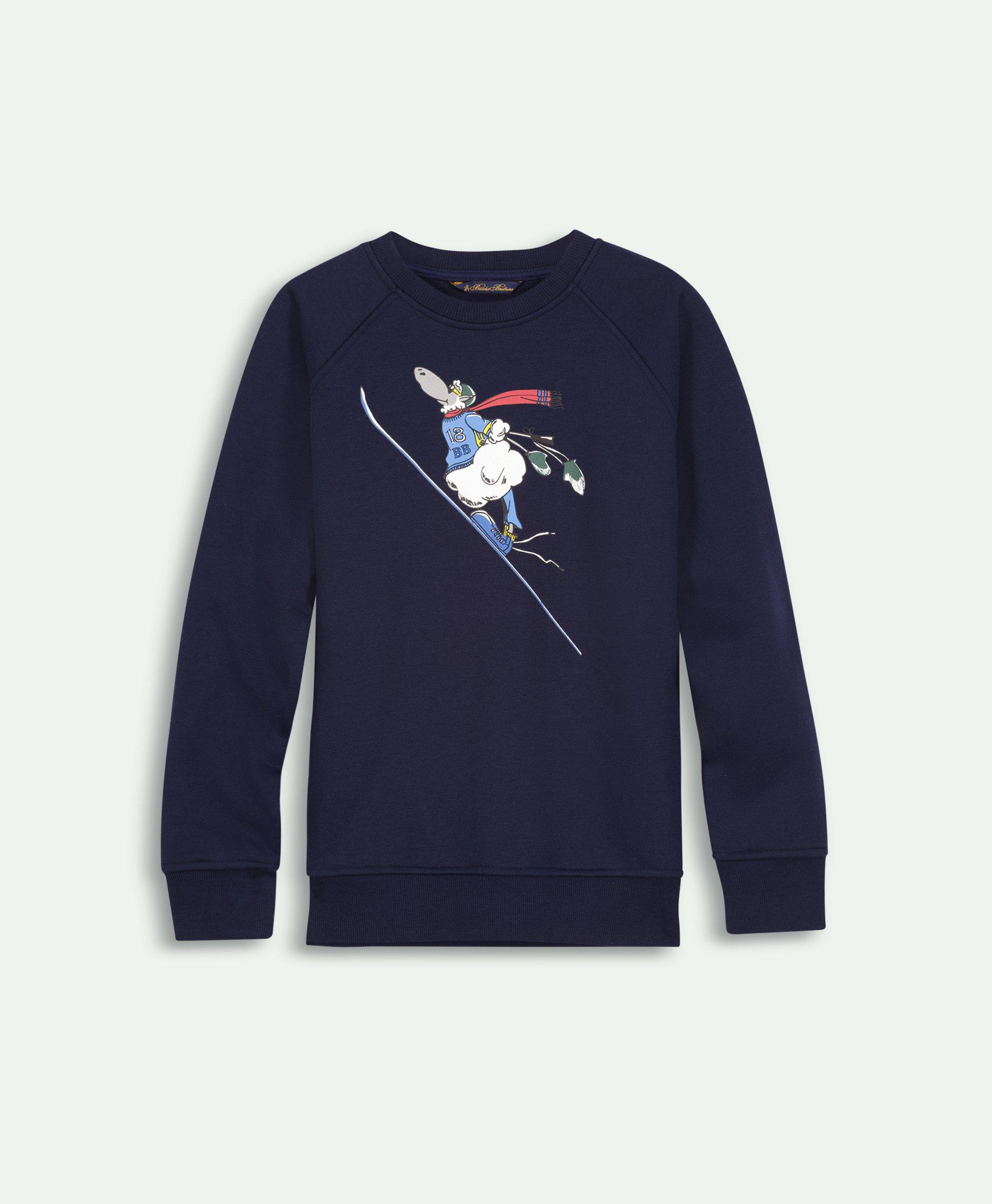 Graphic crew neck jumper hot sale