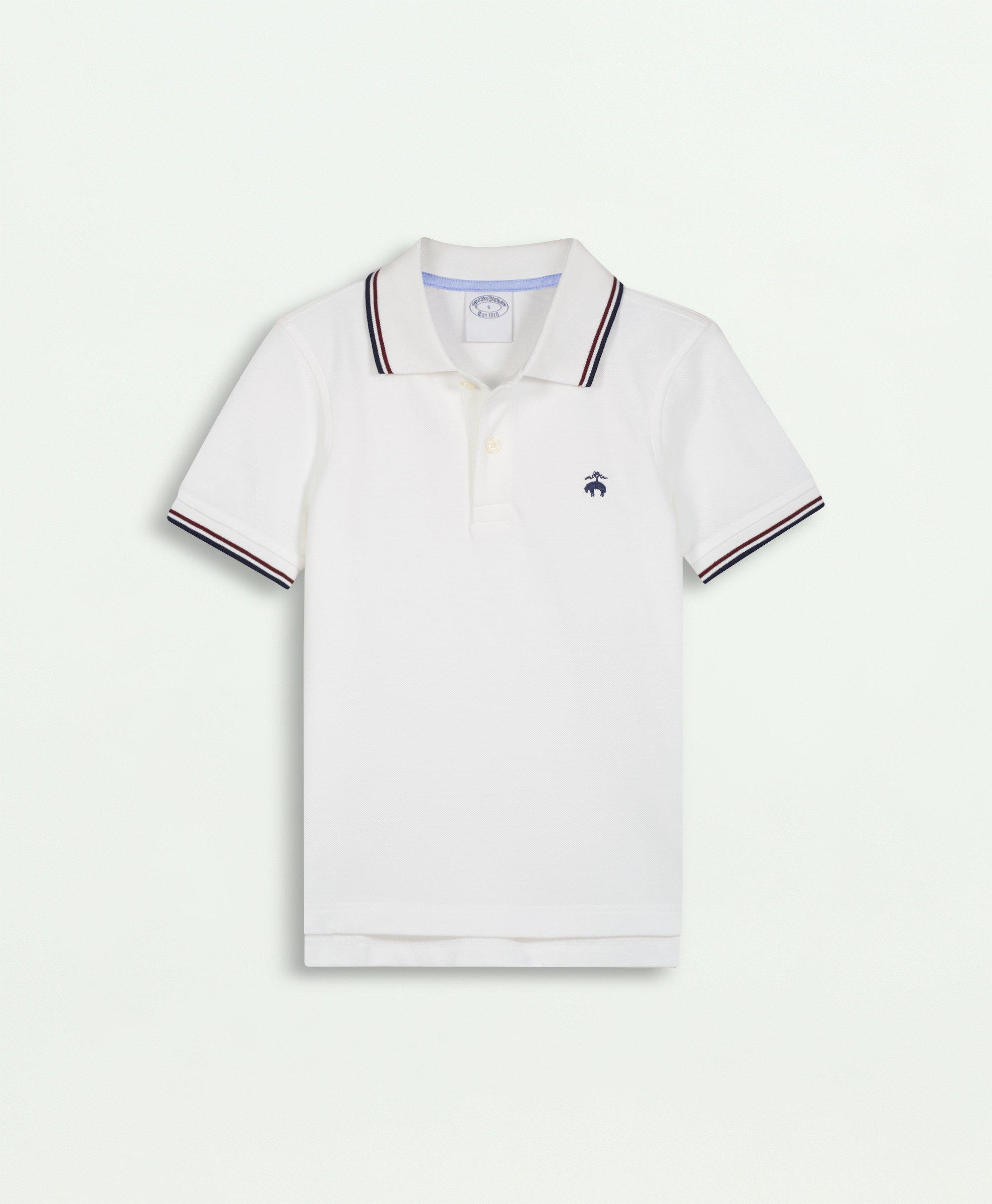 Tipped pique polo clearance shirt